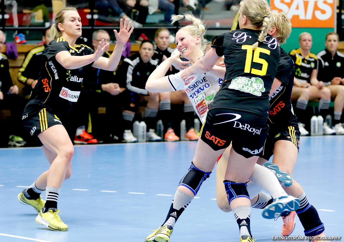 IK Sävehof-Skövde HF 1/2-final 3 34-19,dam,Partillebohallen,Partille,Sverige,Handboll,,2015,116105