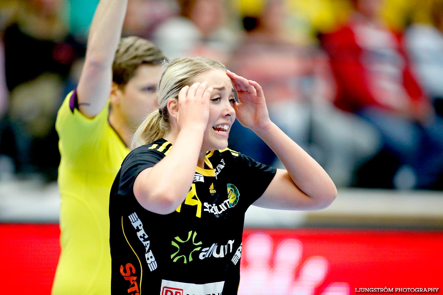 IK Sävehof-Skövde HF 1/2-final 3 34-19,dam,Partillebohallen,Partille,Sverige,Handboll,,2015,116181