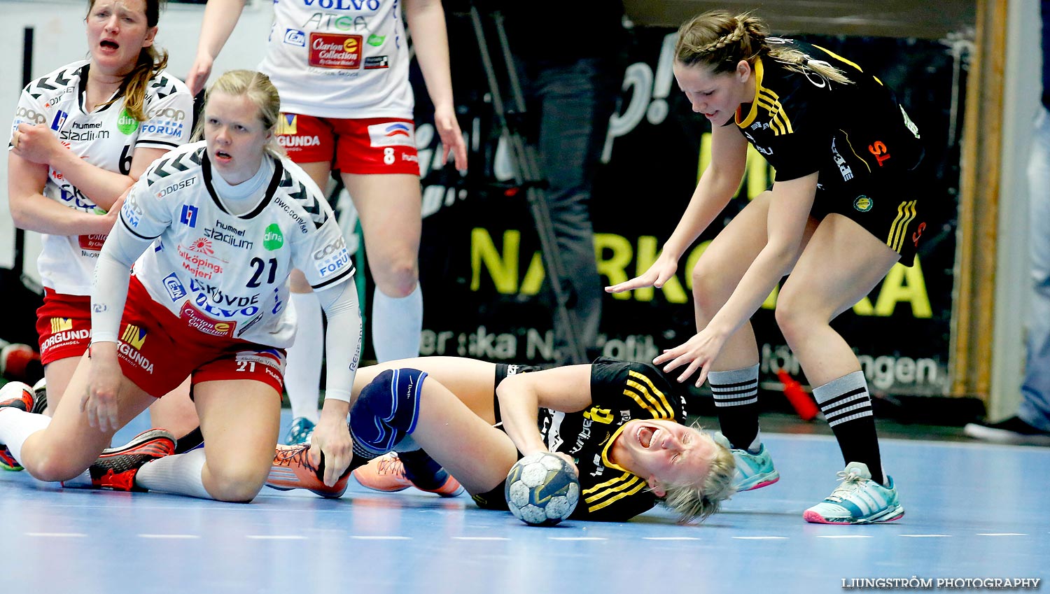 IK Sävehof-Skövde HF 1/2-final 3 34-19,dam,Partillebohallen,Partille,Sverige,Handboll,,2015,116193