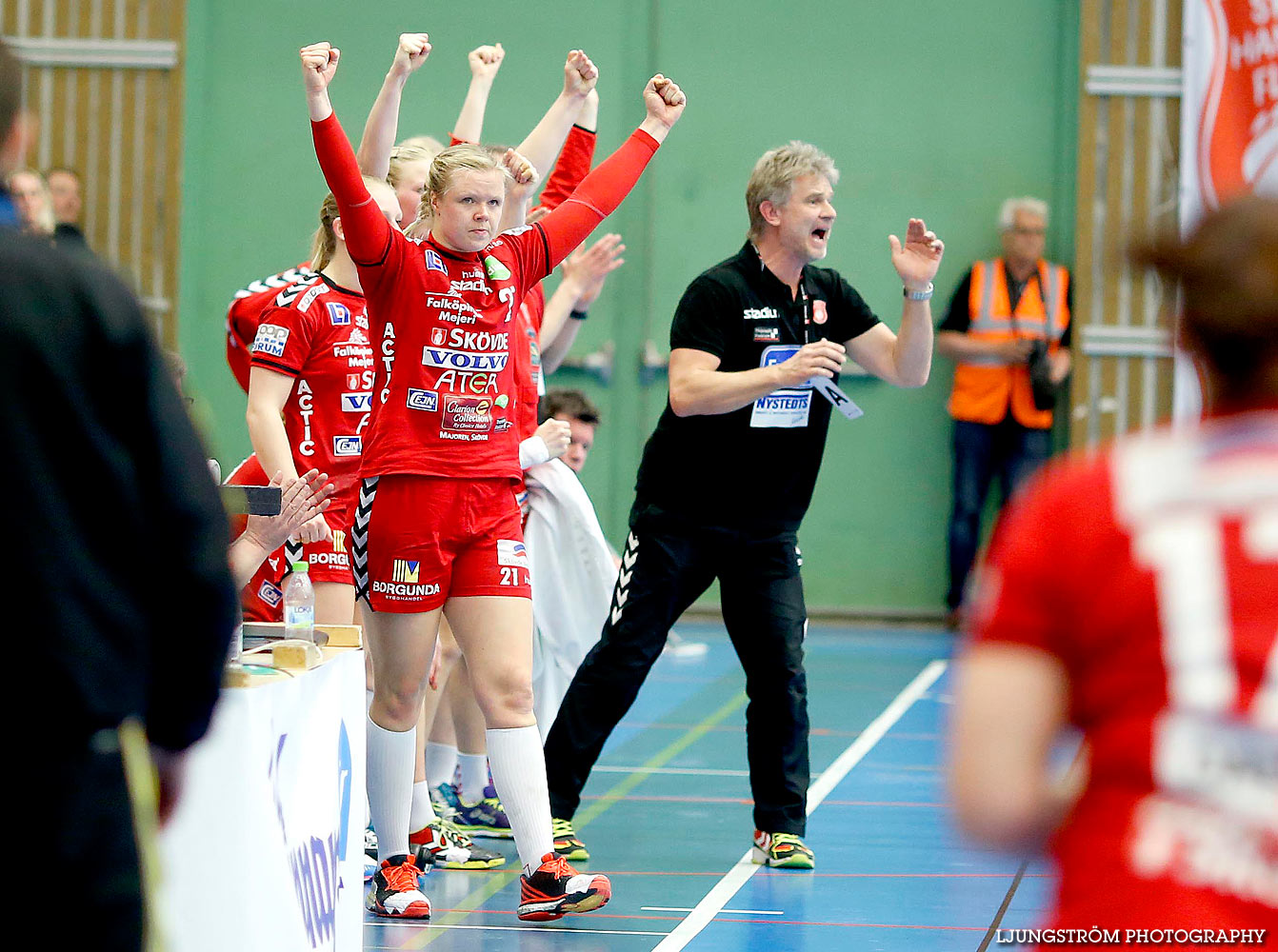 Skövde HF-IK Sävehof 1/2-final 4 24-32,dam,Arena Skövde,Skövde,Sverige,Handboll,,2015,136016