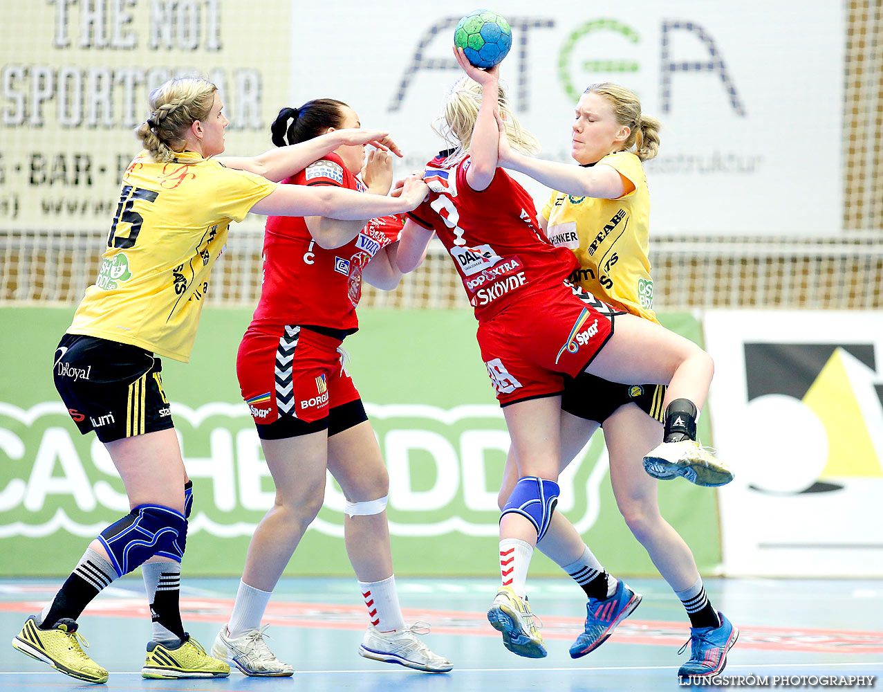 Skövde HF-IK Sävehof 1/2-final 4 24-32,dam,Arena Skövde,Skövde,Sverige,Handboll,,2015,136071