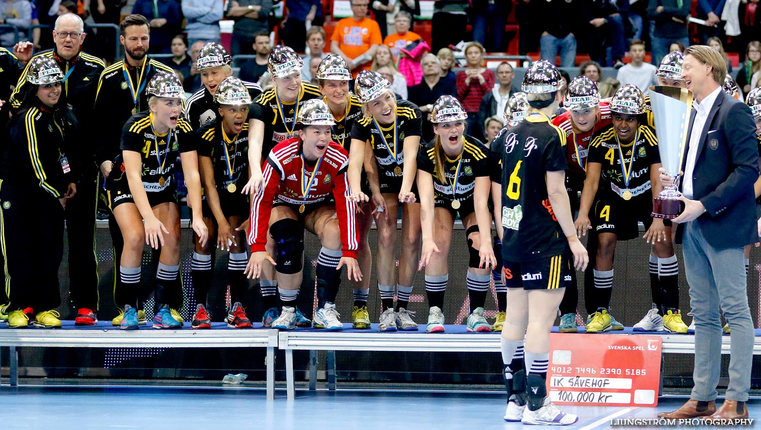 IK Sävehof-Skuru IK SM-FINAL Damer 33-30,dam,Scandinavium,Göteborg,Sverige,Handboll,,2015,117881