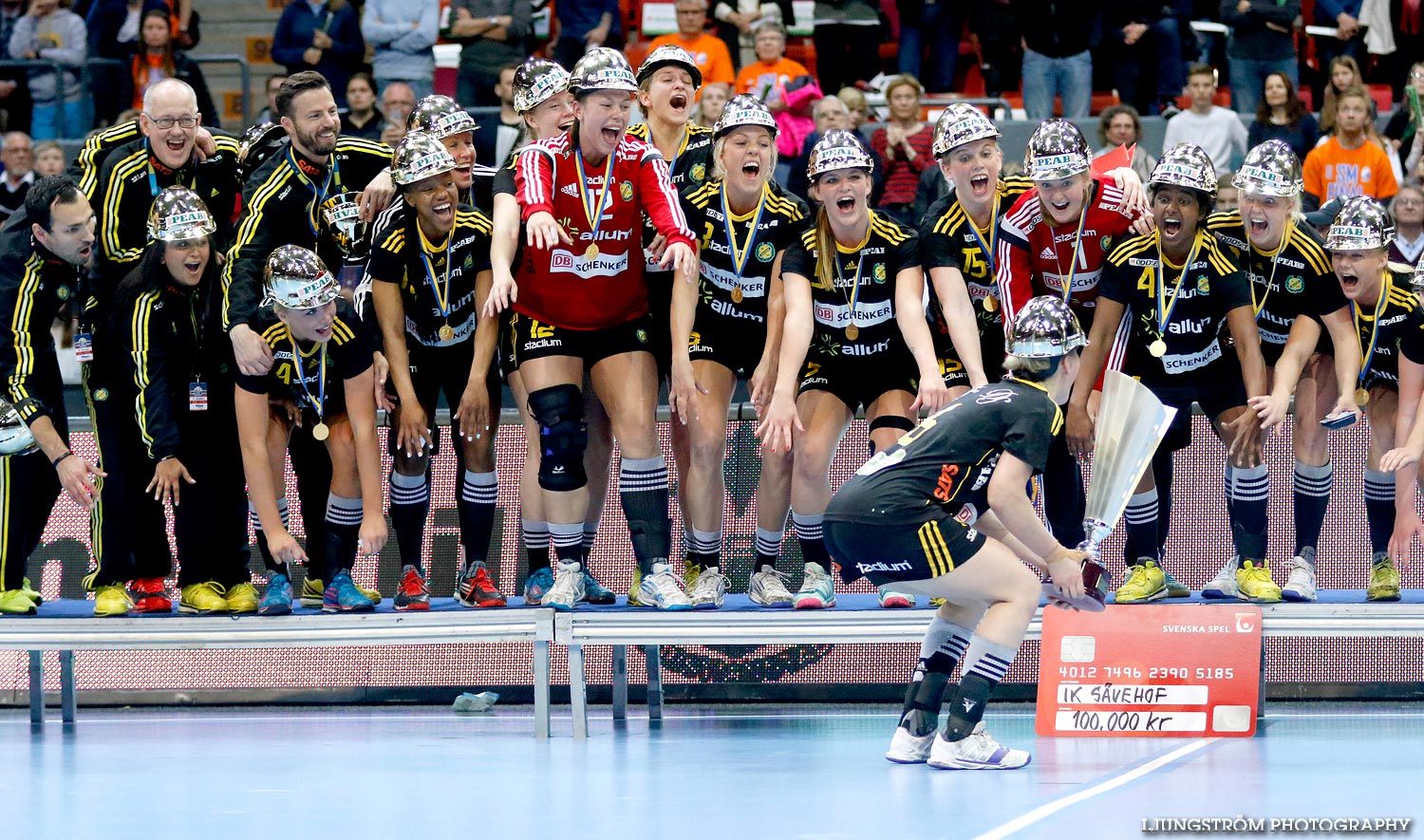 IK Sävehof-Skuru IK SM-FINAL Damer 33-30,dam,Scandinavium,Göteborg,Sverige,Handboll,,2015,117885