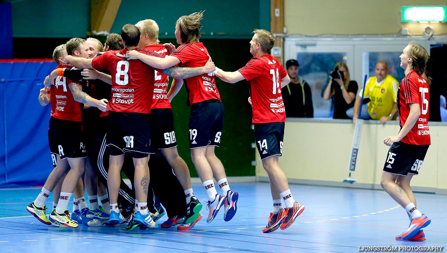 Träningsmatch HK Country-IFK Skövde HK 24-24,herr,Skövde Idrottshall,Skövde,Sverige,Handboll,,2015,120528