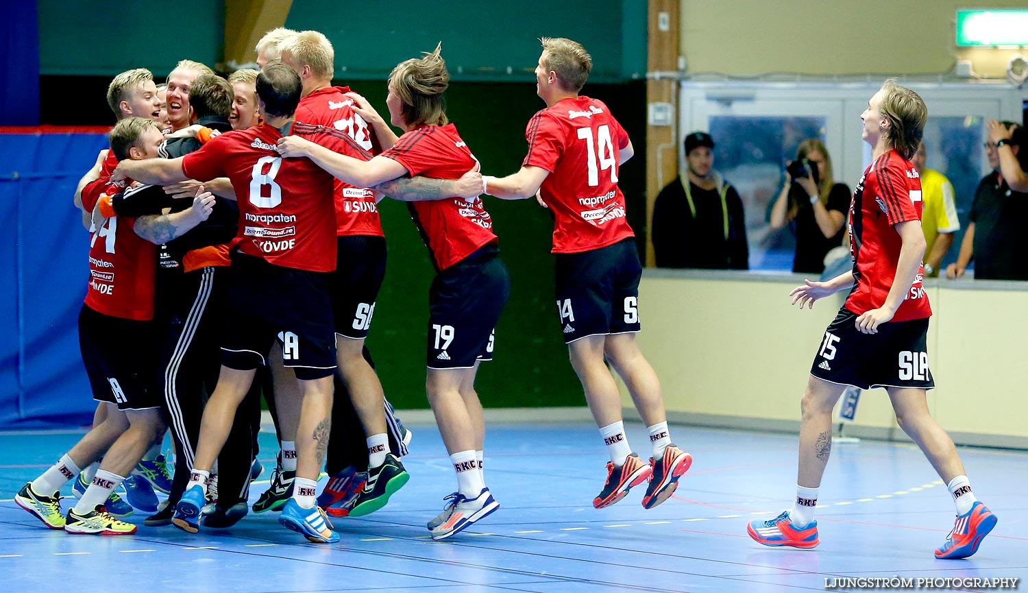 Träningsmatch HK Country-IFK Skövde HK 24-24,herr,Skövde Idrottshall,Skövde,Sverige,Handboll,,2015,120529