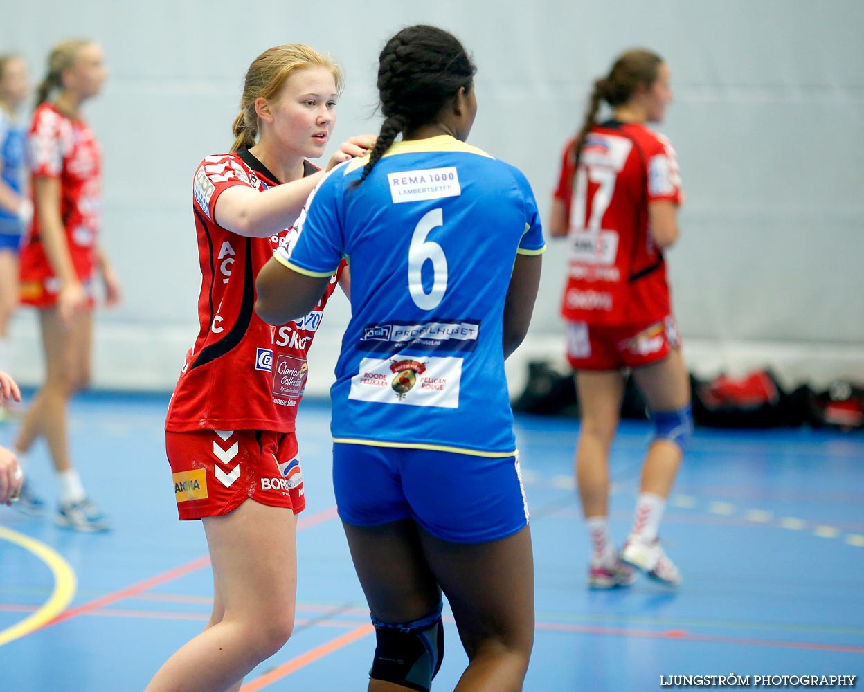 Annliz Cup Elit Baekkelaget SK-HF Somby Skövde Vit 47-19,dam,Arena Skövde,Skövde,Sverige,Annliz Cup 2015,Handboll,2015,121099