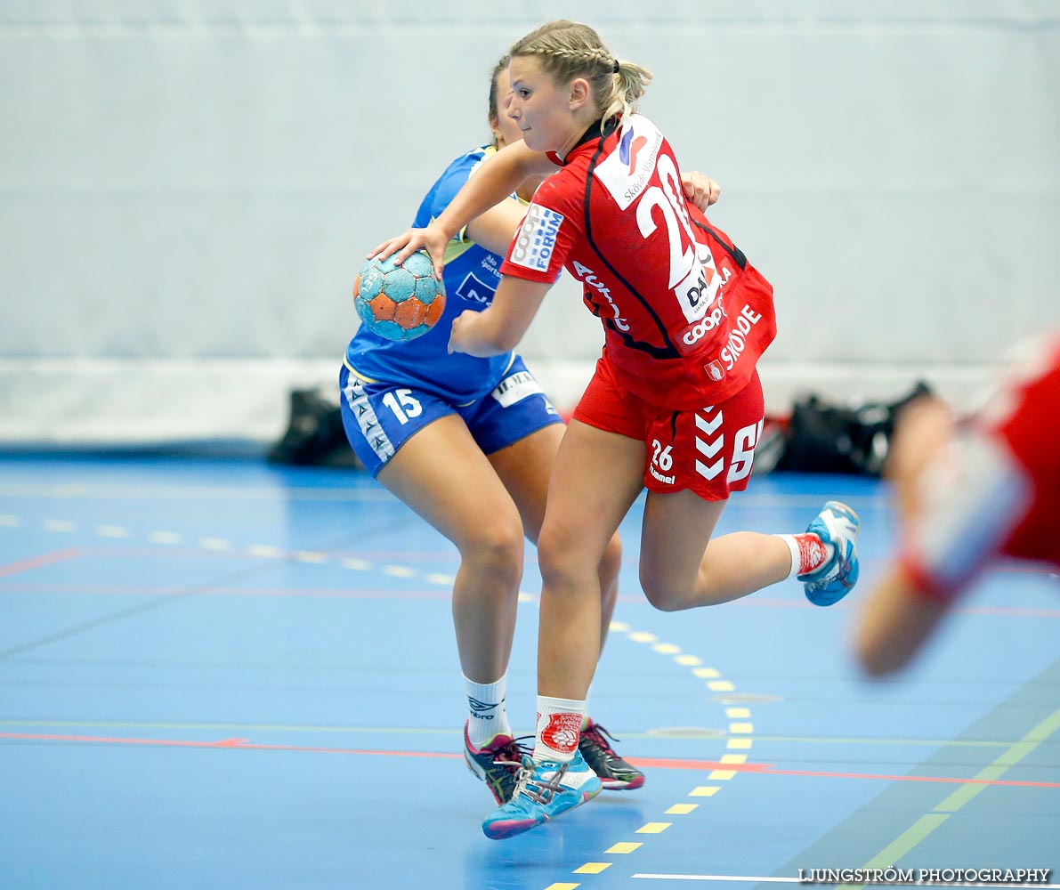 Annliz Cup Elit Baekkelaget SK-HF Somby Skövde Vit 47-19,dam,Arena Skövde,Skövde,Sverige,Annliz Cup 2015,Handboll,2015,121151