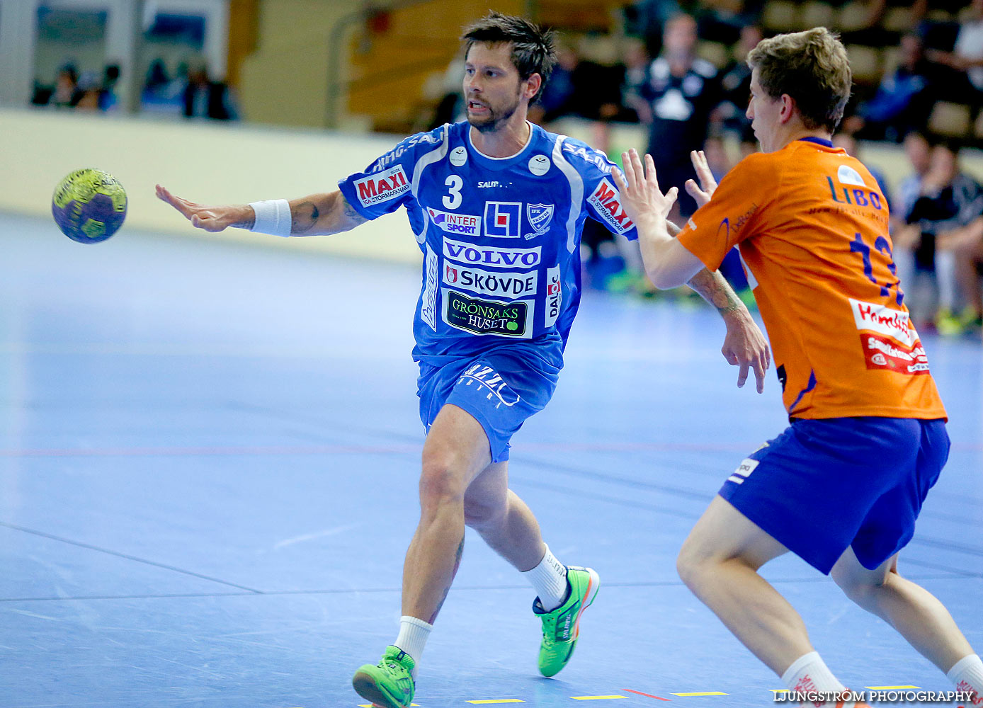 Träningsmatch IFK Skövde HK-LIF Lindesberg 26-19,herr,Skövde Idrottshall,Skövde,Sverige,Handboll,,2015,129685