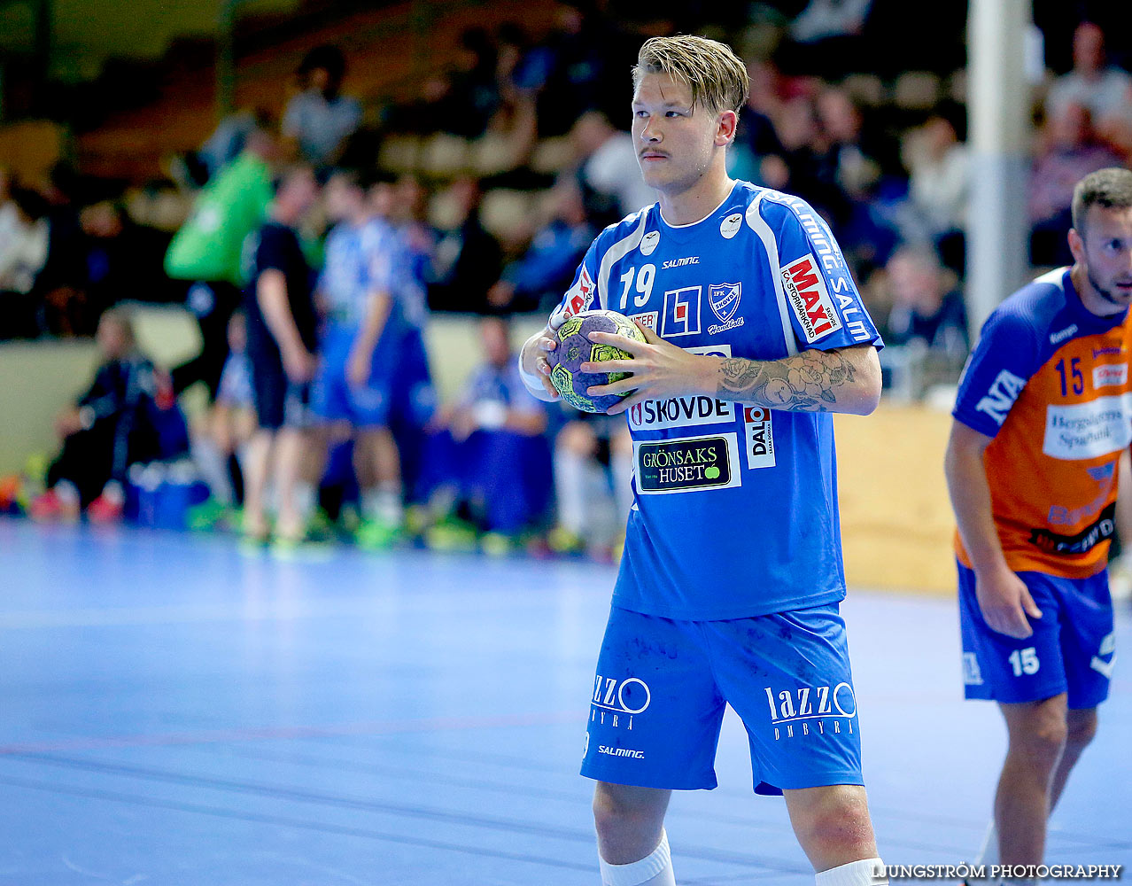 Träningsmatch IFK Skövde HK-LIF Lindesberg 26-19,herr,Skövde Idrottshall,Skövde,Sverige,Handboll,,2015,129687