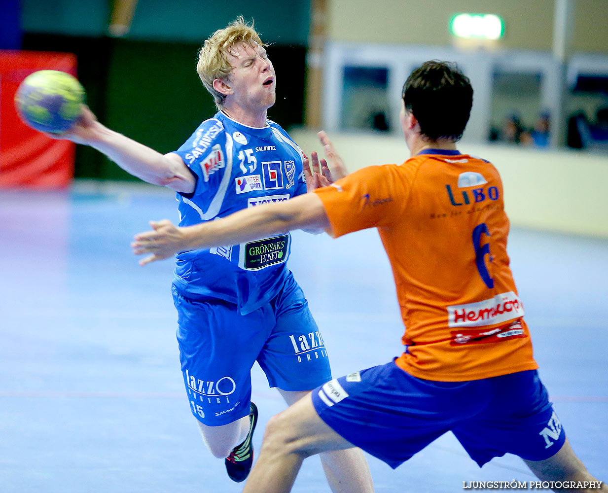 Träningsmatch IFK Skövde HK-LIF Lindesberg 26-19,herr,Skövde Idrottshall,Skövde,Sverige,Handboll,,2015,129701