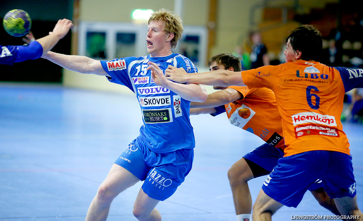 Träningsmatch IFK Skövde HK-LIF Lindesberg 26-19,herr,Skövde Idrottshall,Skövde,Sverige,Handboll,,2015,129704