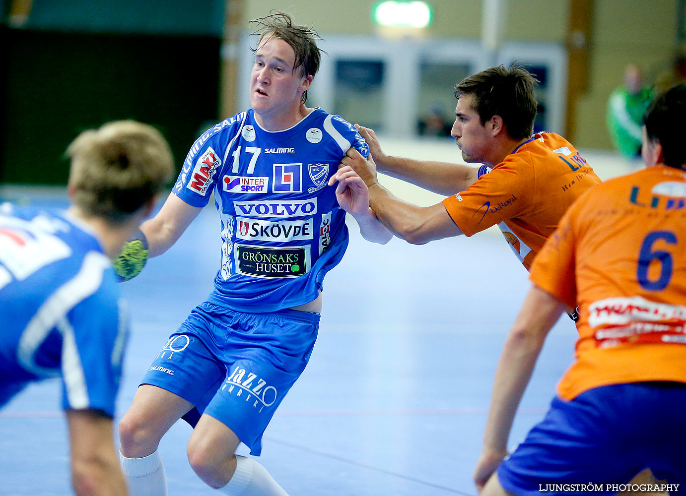 Träningsmatch IFK Skövde HK-LIF Lindesberg 26-19,herr,Skövde Idrottshall,Skövde,Sverige,Handboll,,2015,129705