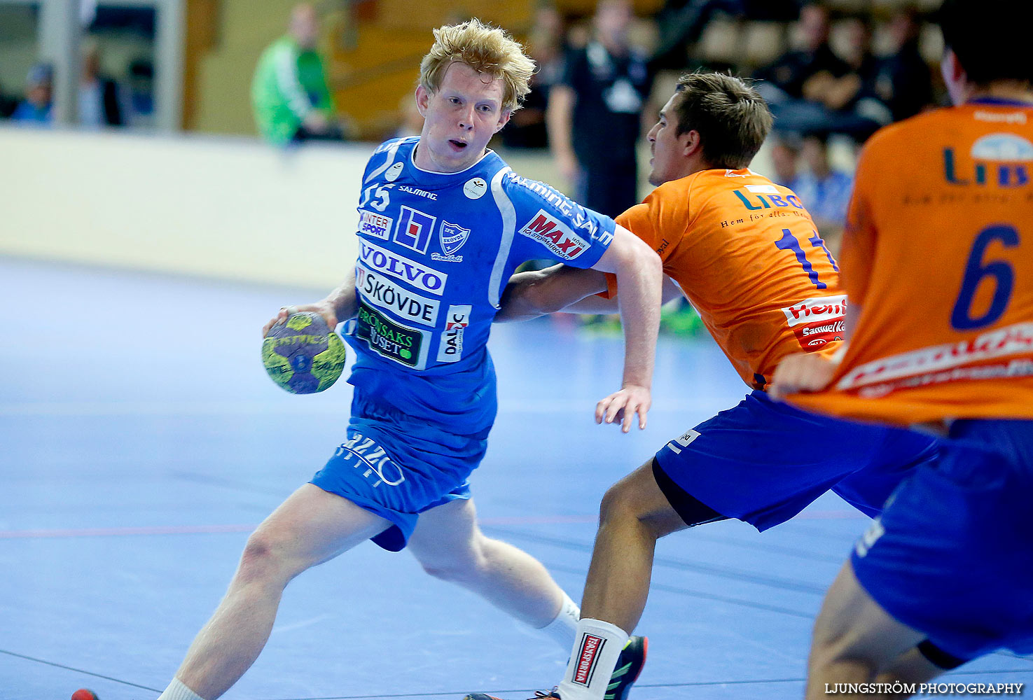 Träningsmatch IFK Skövde HK-LIF Lindesberg 26-19,herr,Skövde Idrottshall,Skövde,Sverige,Handboll,,2015,129706