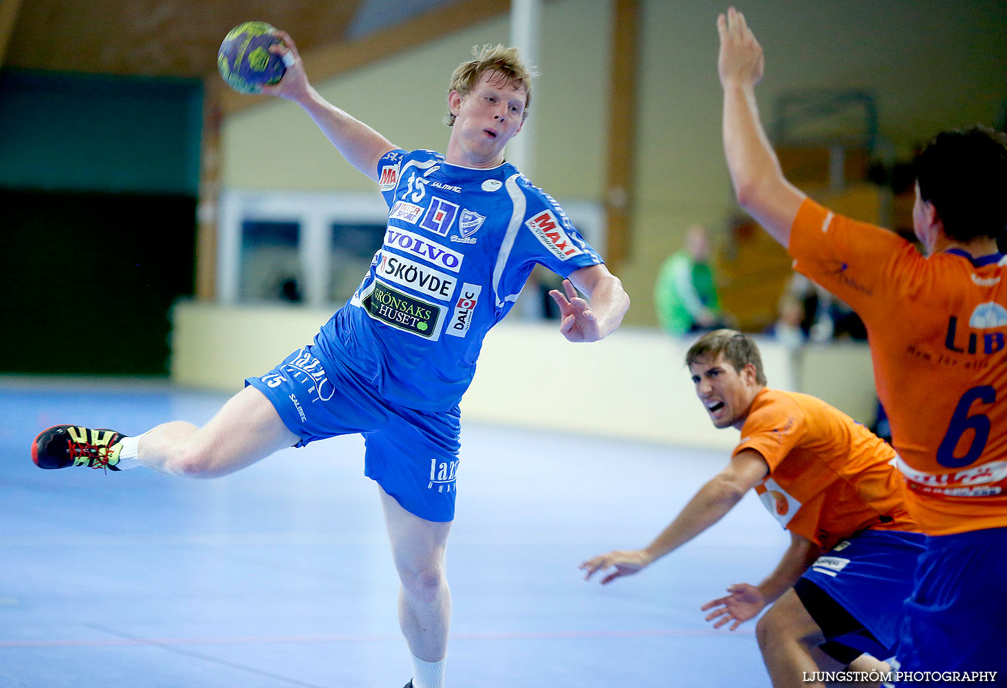 Träningsmatch IFK Skövde HK-LIF Lindesberg 26-19,herr,Skövde Idrottshall,Skövde,Sverige,Handboll,,2015,129707