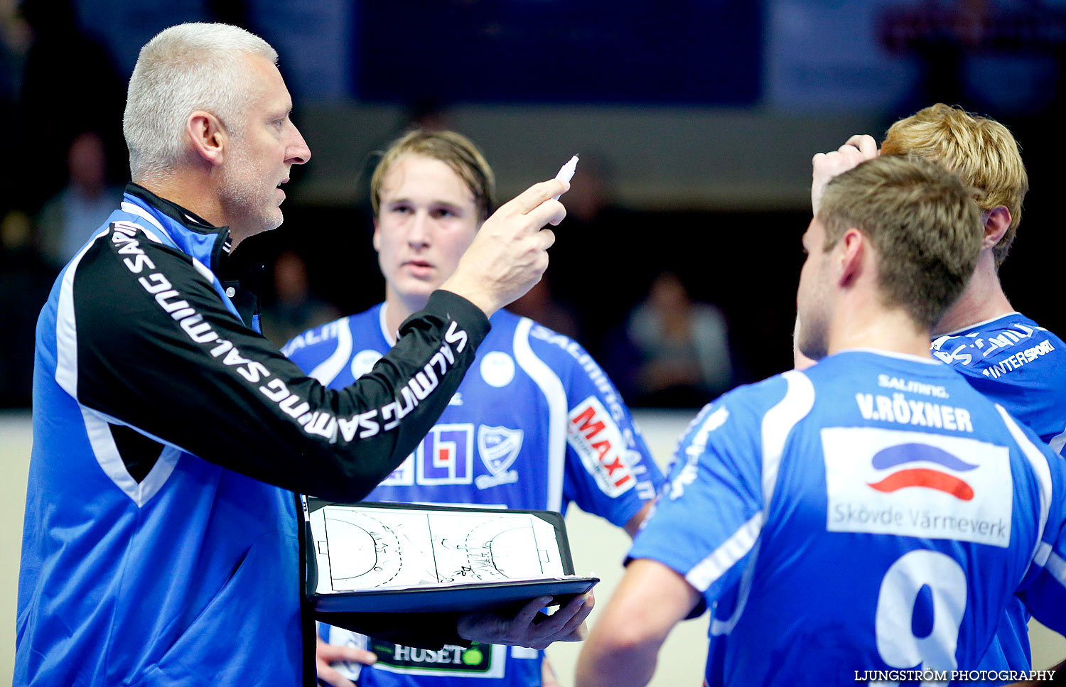 Träningsmatch IFK Skövde HK-LIF Lindesberg 26-19,herr,Skövde Idrottshall,Skövde,Sverige,Handboll,,2015,129719