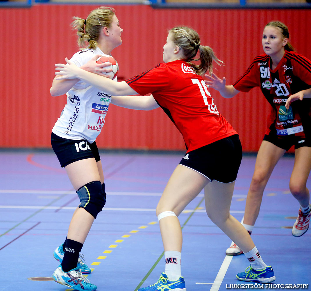 Ungdoms-SM Steg 1 Flickor A HK Country-Lugi HF 1 11-18,dam,Arena Skövde,Skövde,Sverige,Handboll,,2015,123403