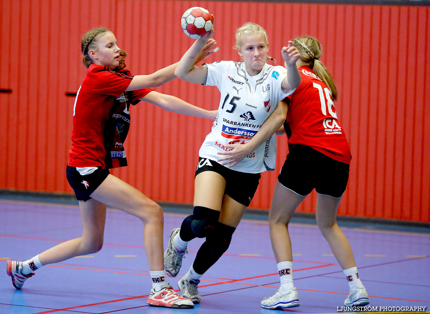 Ungdoms-SM Steg 1 Flickor A HK Country-Lugi HF 1 11-18,dam,Arena Skövde,Skövde,Sverige,Handboll,,2015,123409