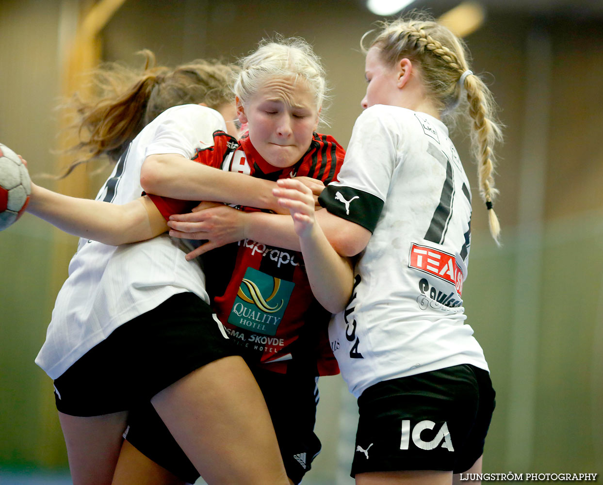 Ungdoms-SM Steg 1 Flickor A HK Country-Lugi HF 1 11-18,dam,Arena Skövde,Skövde,Sverige,Handboll,,2015,123436