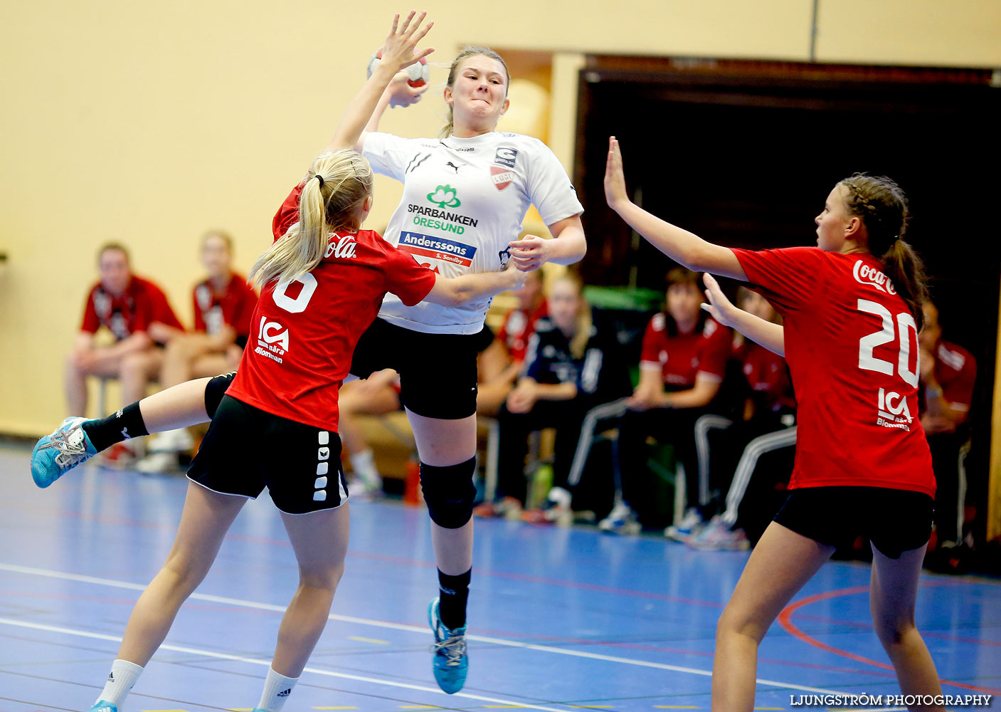 Ungdoms-SM Steg 1 Flickor A HK Country-Lugi HF 1 11-18,dam,Arena Skövde,Skövde,Sverige,Handboll,,2015,123458