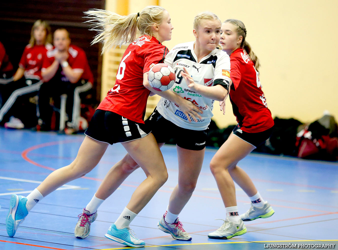 Ungdoms-SM Steg 1 Flickor A HK Country-Lugi HF 1 11-18,dam,Arena Skövde,Skövde,Sverige,Handboll,,2015,123462