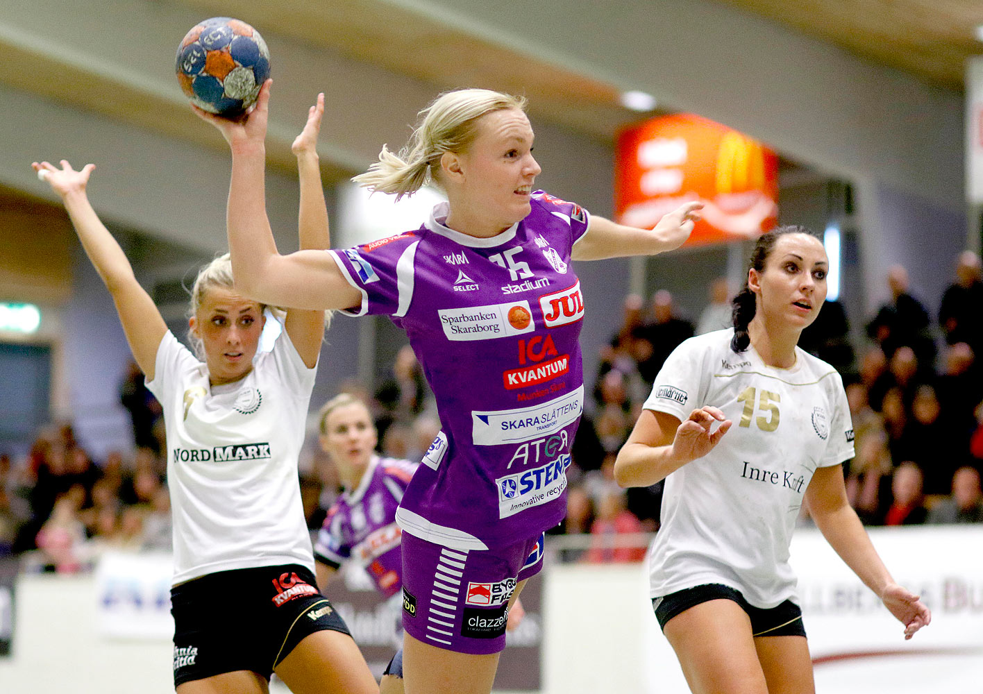 Skara HF-Boden Handboll IF 28-19,dam,Skara Idrottshall,Skara,Sverige,Handboll,,2015,124047