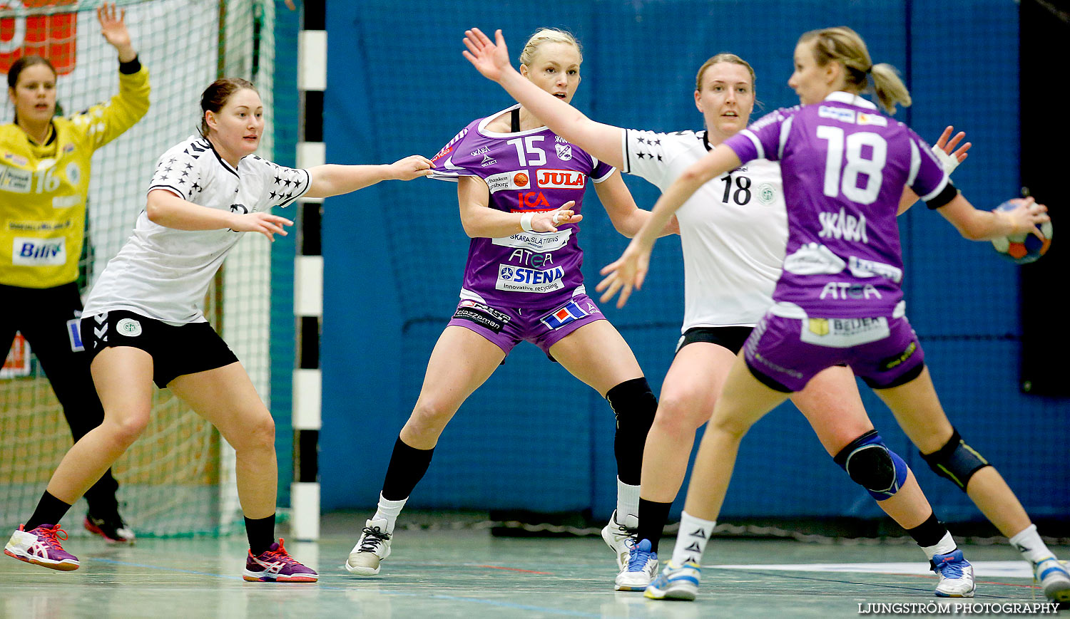 Skara HF-GF Kroppskultur 23-22,dam,Skara Idrottshall,Skara,Sverige,Handboll,,2015,126433