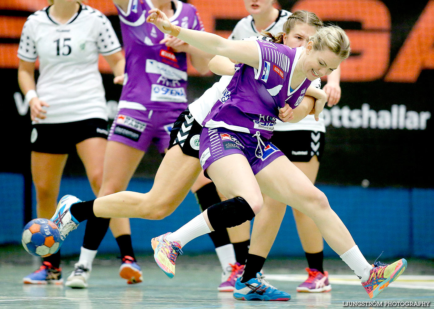 Skara HF-GF Kroppskultur 23-22,dam,Skara Idrottshall,Skara,Sverige,Handboll,,2015,126462