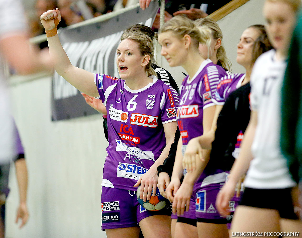 Skara HF-GF Kroppskultur 23-22,dam,Skara Idrottshall,Skara,Sverige,Handboll,,2015,126483