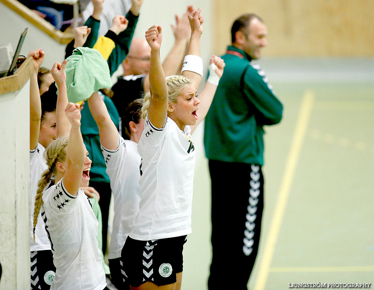 Skara HF-GF Kroppskultur 23-22,dam,Skara Idrottshall,Skara,Sverige,Handboll,,2015,126519