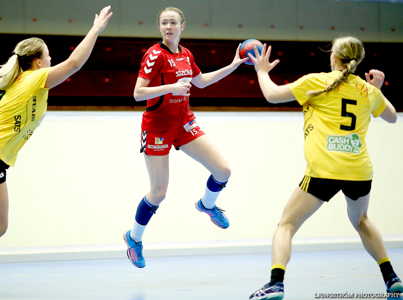 Skövde HF J-IK Sävehof 1 J 31-30,dam,Skövde Idrottshall,Skövde,Sverige,Handboll,,2015,126953