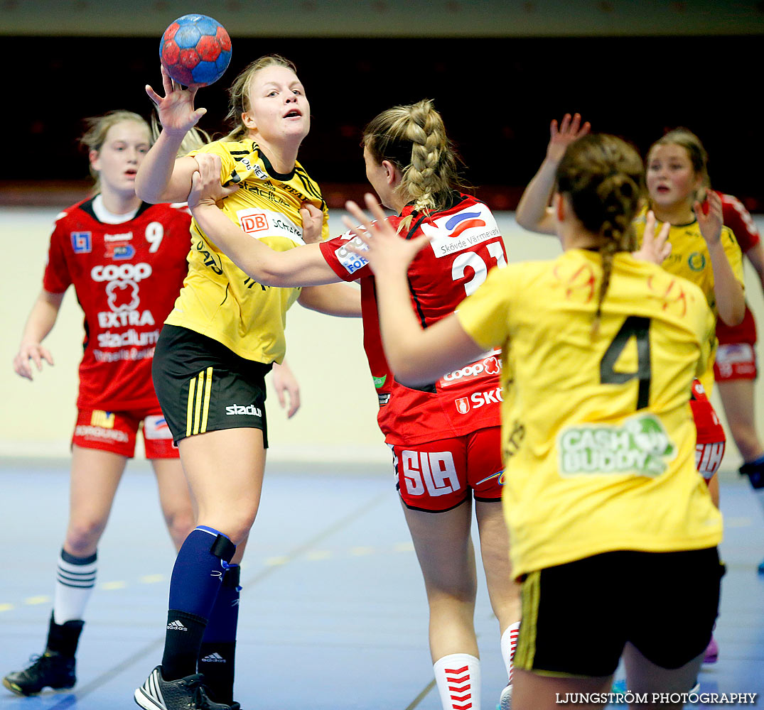 Skövde HF J-IK Sävehof 1 J 31-30,dam,Skövde Idrottshall,Skövde,Sverige,Handboll,,2015,126980