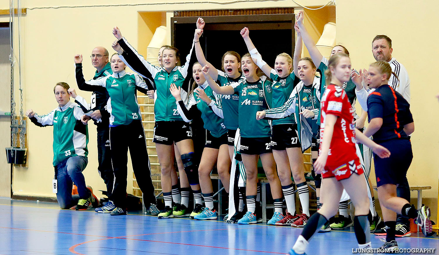 Ungdoms-SM Steg 3 Damjuniorer Skövde HF-Kungälvs HK 19-18,dam,Arena Skövde,Skövde,Sverige,Ungdoms-SM,Handboll,2016,131455