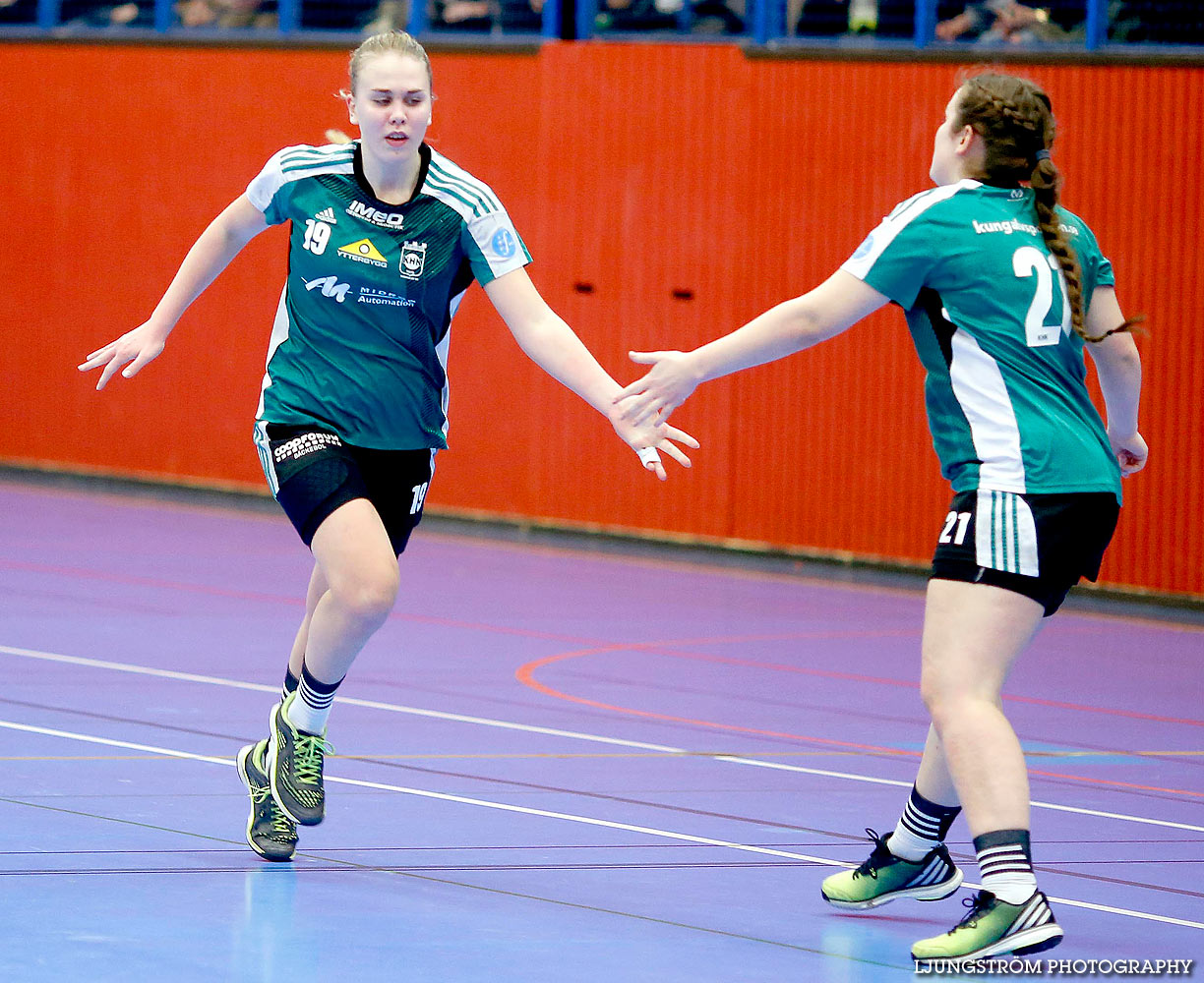 Ungdoms-SM Steg 3 Damjuniorer Skövde HF-Kungälvs HK 19-18,dam,Arena Skövde,Skövde,Sverige,Ungdoms-SM,Handboll,2016,131481