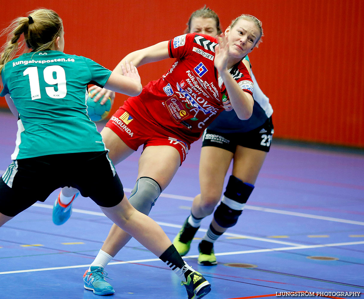 Ungdoms-SM Steg 3 Damjuniorer Skövde HF-Kungälvs HK 19-18,dam,Arena Skövde,Skövde,Sverige,Ungdoms-SM,Handboll,2016,131484