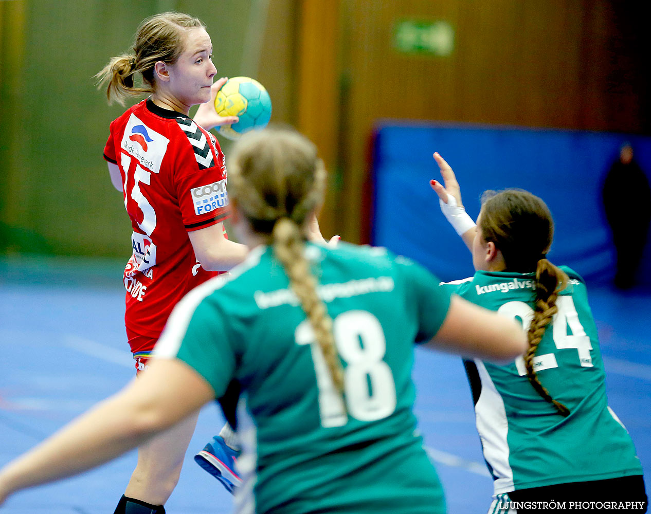 Ungdoms-SM Steg 3 Damjuniorer Skövde HF-Kungälvs HK 19-18,dam,Arena Skövde,Skövde,Sverige,Ungdoms-SM,Handboll,2016,131491