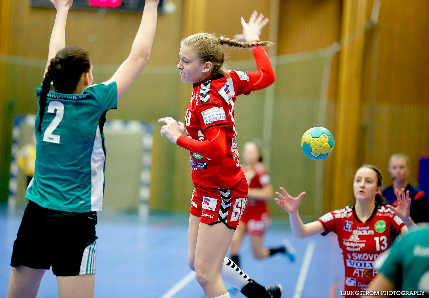 Ungdoms-SM Steg 3 Damjuniorer Skövde HF-Kungälvs HK 19-18,dam,Arena Skövde,Skövde,Sverige,Ungdoms-SM,Handboll,2016,131511