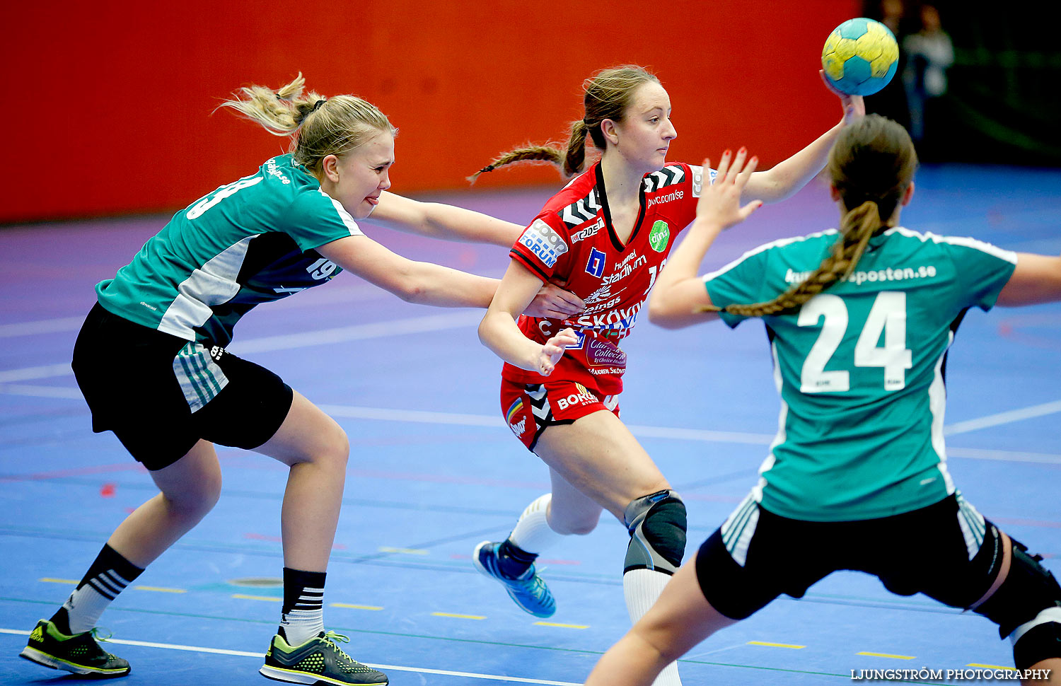 Ungdoms-SM Steg 3 Damjuniorer Skövde HF-Kungälvs HK 19-18,dam,Arena Skövde,Skövde,Sverige,Ungdoms-SM,Handboll,2016,131521