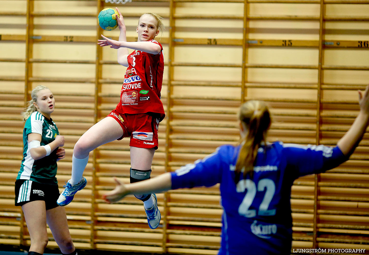 Ungdoms-SM Steg 3 Damjuniorer Skövde HF-Kungälvs HK 19-18,dam,Arena Skövde,Skövde,Sverige,Ungdoms-SM,Handboll,2016,131525