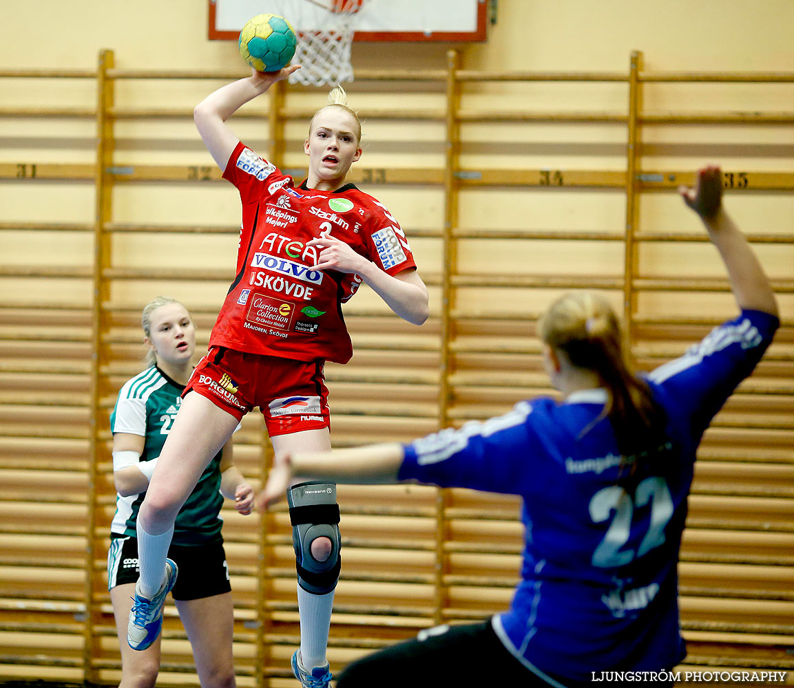 Ungdoms-SM Steg 3 Damjuniorer Skövde HF-Kungälvs HK 19-18,dam,Arena Skövde,Skövde,Sverige,Ungdoms-SM,Handboll,2016,131526