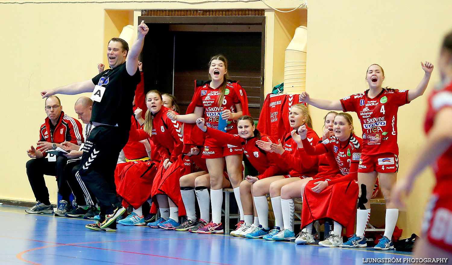 Ungdoms-SM Steg 3 Damjuniorer Skövde HF-Kungälvs HK 19-18,dam,Arena Skövde,Skövde,Sverige,Ungdoms-SM,Handboll,2016,131527