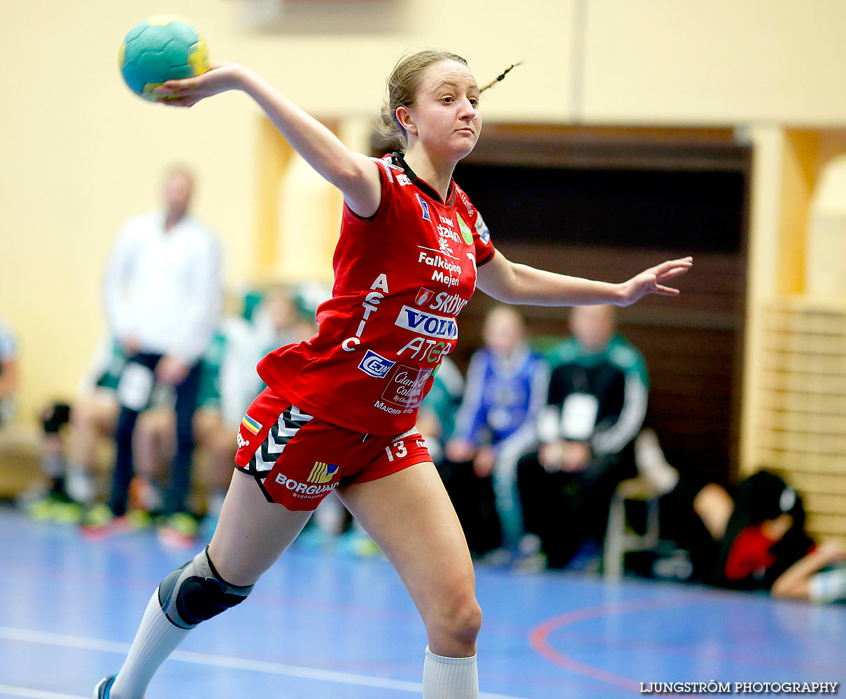 Ungdoms-SM Steg 3 Damjuniorer Skövde HF-Kungälvs HK 19-18,dam,Arena Skövde,Skövde,Sverige,Ungdoms-SM,Handboll,2016,131535