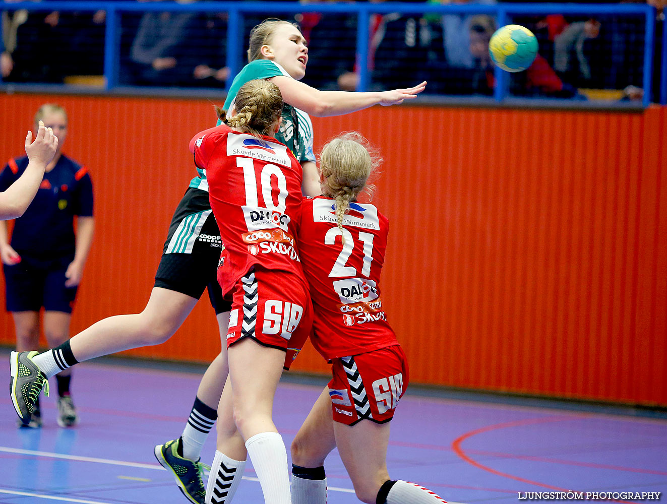 Ungdoms-SM Steg 3 Damjuniorer Skövde HF-Kungälvs HK 19-18,dam,Arena Skövde,Skövde,Sverige,Ungdoms-SM,Handboll,2016,131545