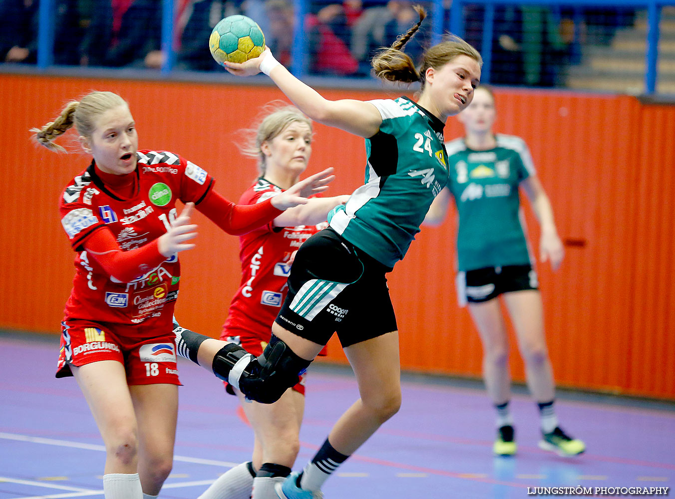 Ungdoms-SM Steg 3 Damjuniorer Skövde HF-Kungälvs HK 19-18,dam,Arena Skövde,Skövde,Sverige,Ungdoms-SM,Handboll,2016,131550