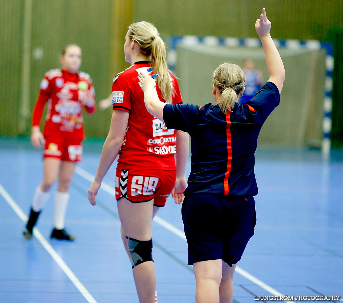 Ungdoms-SM Steg 3 Damjuniorer Skövde HF-Kungälvs HK 19-18,dam,Arena Skövde,Skövde,Sverige,Ungdoms-SM,Handboll,2016,131556