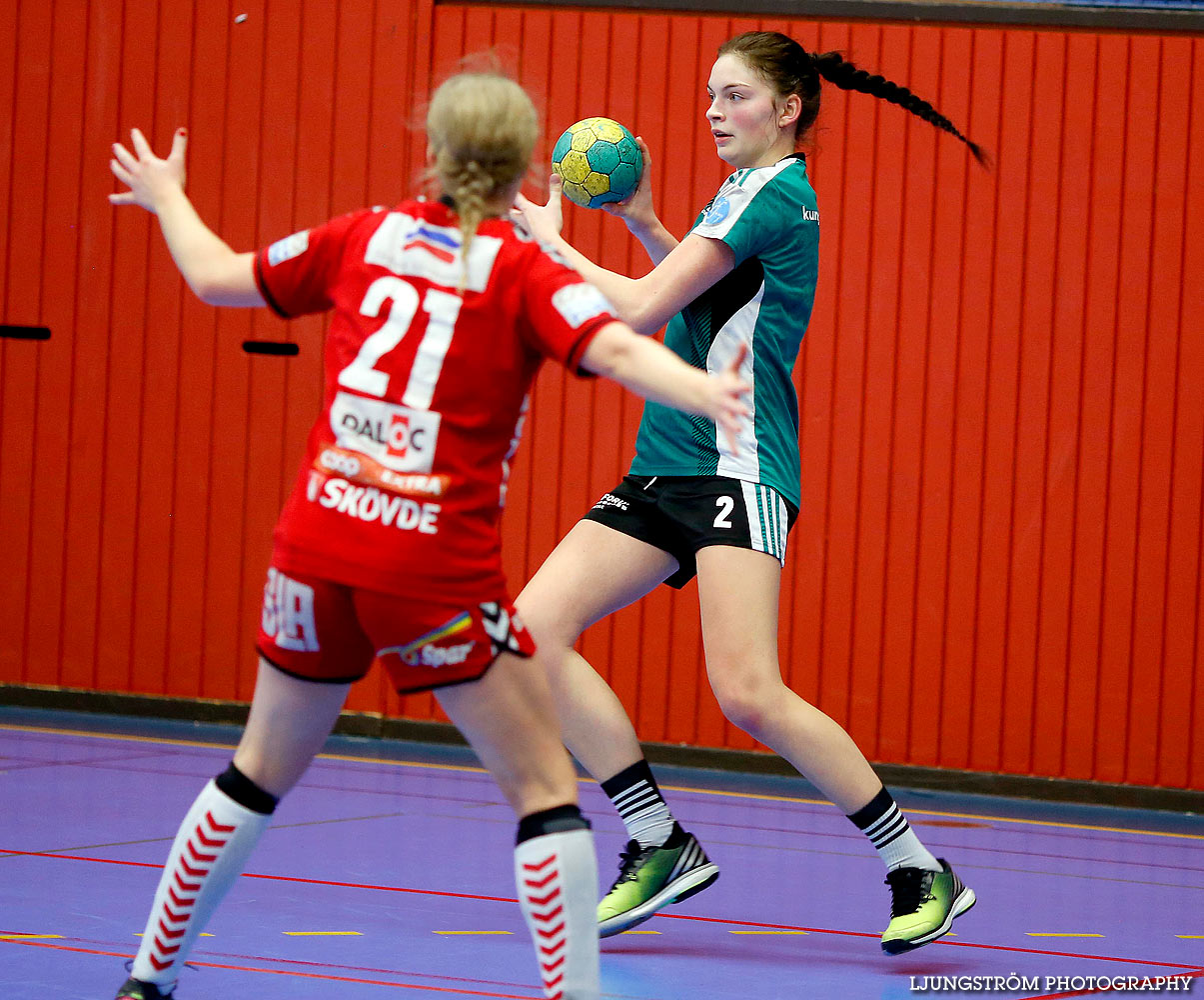 Ungdoms-SM Steg 3 Damjuniorer Skövde HF-Kungälvs HK 19-18,dam,Arena Skövde,Skövde,Sverige,Ungdoms-SM,Handboll,2016,131557