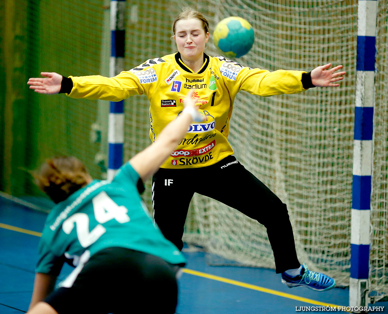 Ungdoms-SM Steg 3 Damjuniorer Skövde HF-Kungälvs HK 19-18,dam,Arena Skövde,Skövde,Sverige,Ungdoms-SM,Handboll,2016,131562