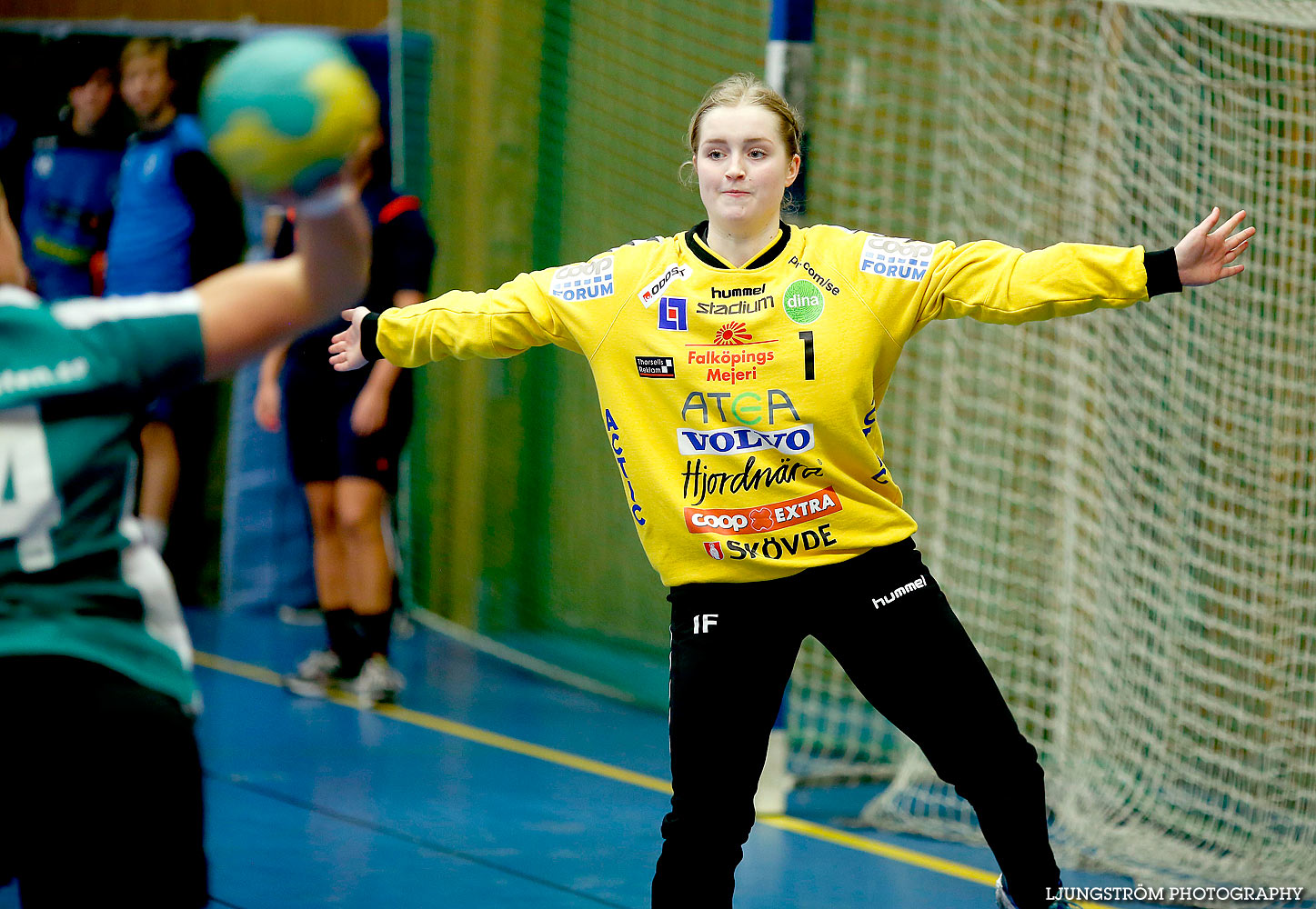 Ungdoms-SM Steg 3 Damjuniorer Skövde HF-Kungälvs HK 19-18,dam,Arena Skövde,Skövde,Sverige,Ungdoms-SM,Handboll,2016,131565