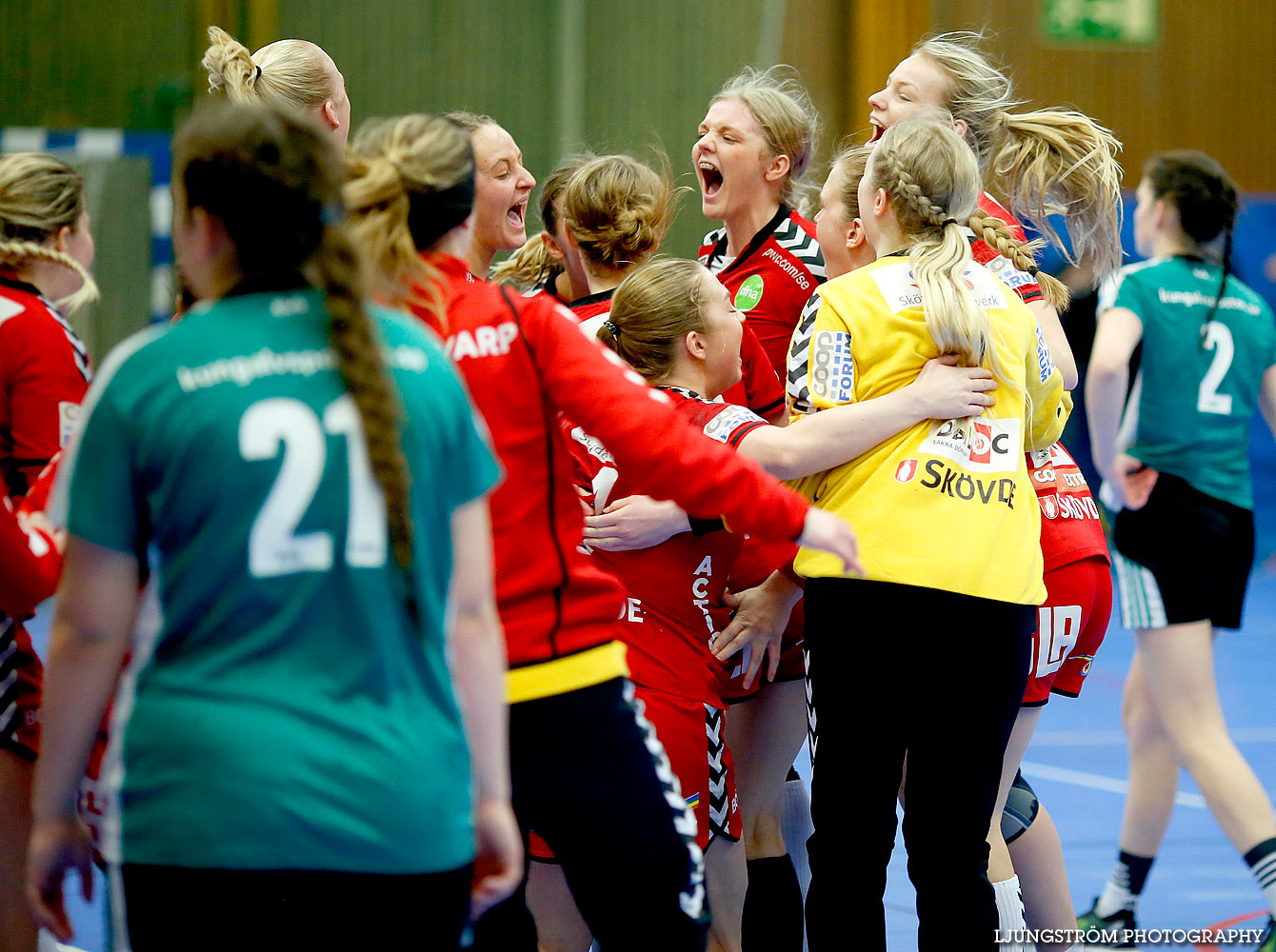 Ungdoms-SM Steg 3 Damjuniorer Skövde HF-Kungälvs HK 19-18,dam,Arena Skövde,Skövde,Sverige,Ungdoms-SM,Handboll,2016,131569