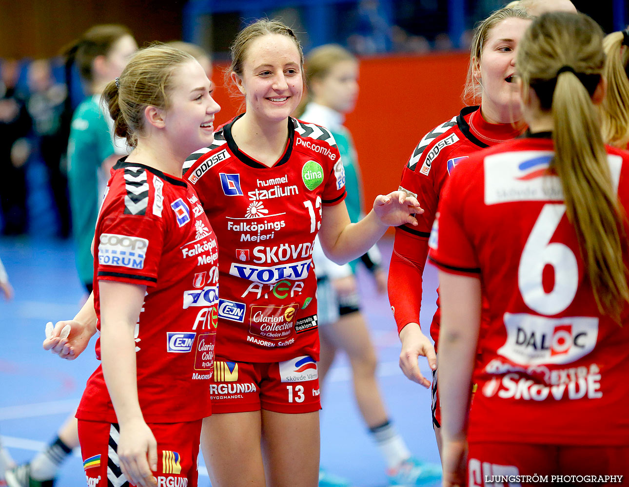 Ungdoms-SM Steg 3 Damjuniorer Skövde HF-Kungälvs HK 19-18,dam,Arena Skövde,Skövde,Sverige,Ungdoms-SM,Handboll,2016,131574