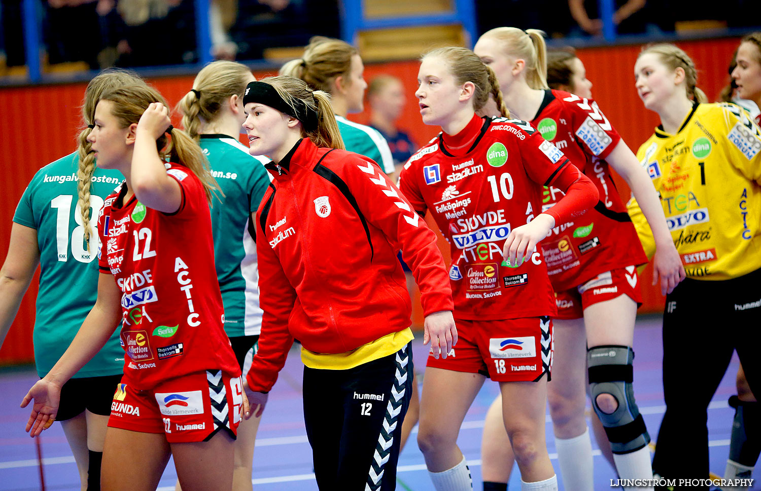 Ungdoms-SM Steg 3 Damjuniorer Skövde HF-Kungälvs HK 19-18,dam,Arena Skövde,Skövde,Sverige,Ungdoms-SM,Handboll,2016,131575